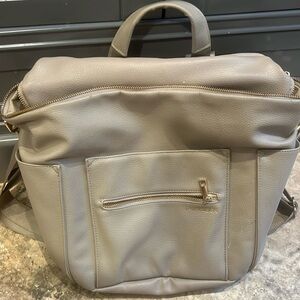 Fawn design grey diaper bag